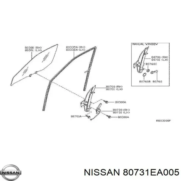  80731EA005 Nissan/Infiniti