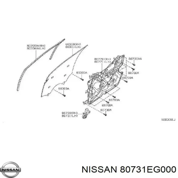  80731EG000 Nissan/Infiniti