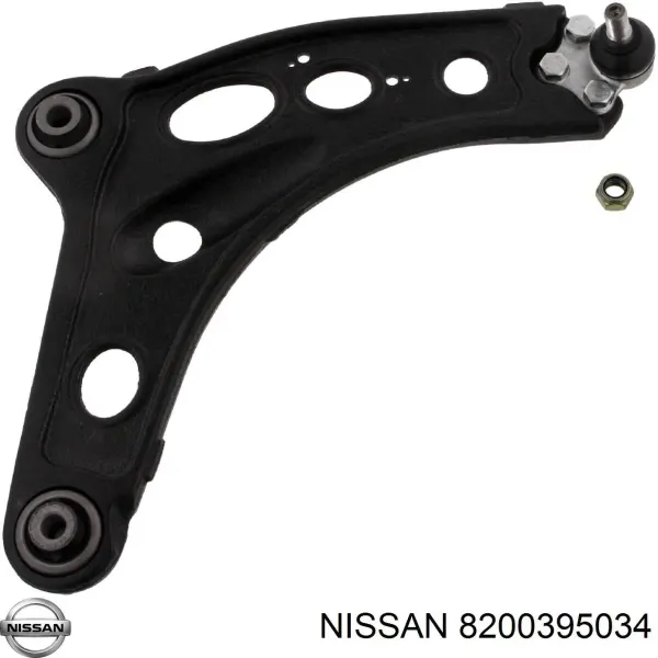 Важіль передньої підвіски нижній, правий 8200395034 Nissan/Infiniti