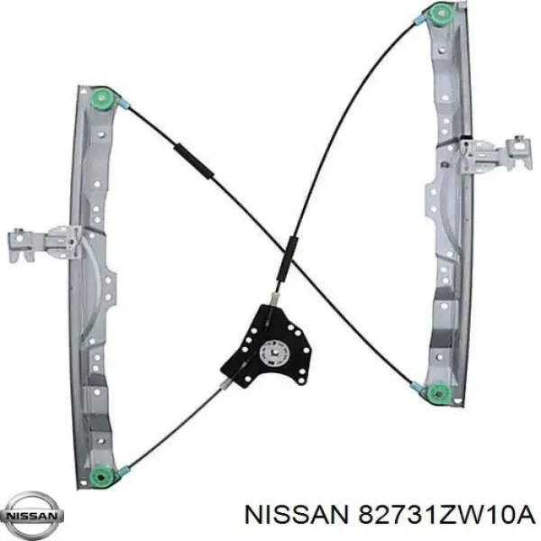 Двигун стеклопод'емника двері задньої, лівої 82731ZW10A Nissan/Infiniti