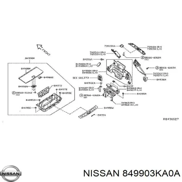  849903KA0A Nissan/Infiniti