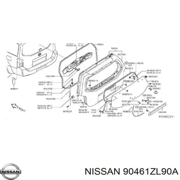  90461ZL90A Nissan/Infiniti