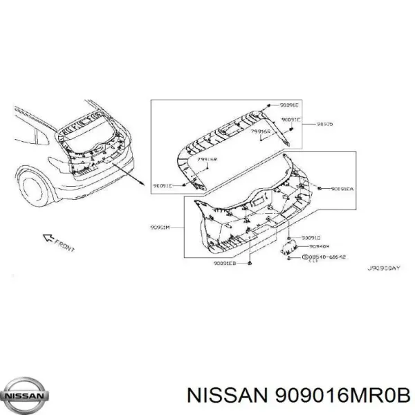  909016MR0B Nissan/Infiniti
