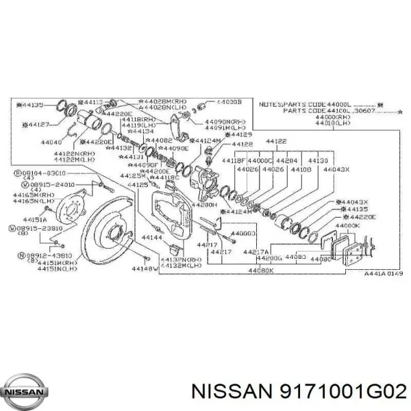  9171001G02 Nissan/Infiniti