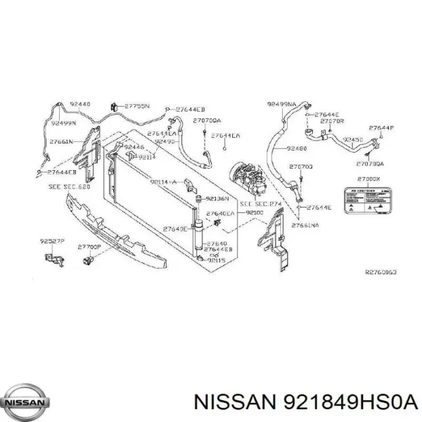  921849HS0A Nissan/Infiniti