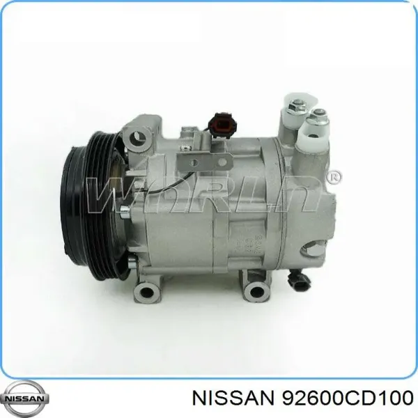 Компресор кондиціонера 92600CD100 Nissan/Infiniti
