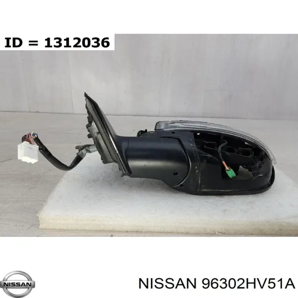 Ліве бокове дзеркало 96302HV51A Nissan/Infiniti