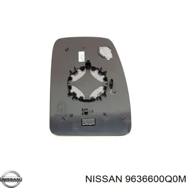 Дзеркальний елемент дзеркала заднього виду, лівого 9636600Q0M Nissan/Infiniti