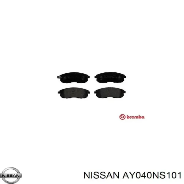 Передні тормозні колодки AY040NS101 Nissan/Infiniti