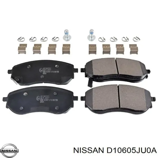Передні тормозні колодки D10605JU0A Nissan/Infiniti