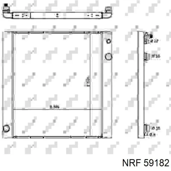 Радіатор FP43A368NS Nissens
