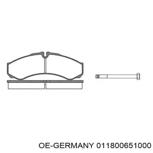 Масляний насос 011800651000 OE Germany