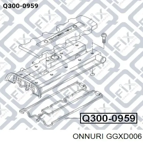 Прокладка клапанної кришки GGXD006 Onnuri