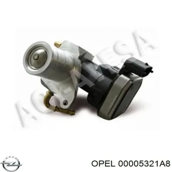 Байпасний клапан EGR, рециркуляції газів 00005321A8 Opel