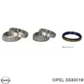 Підшипник маточини передньої, зовнішній OPEL 0330019