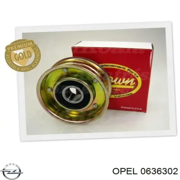 Ролик паразитний ГРМ 636302 Opel