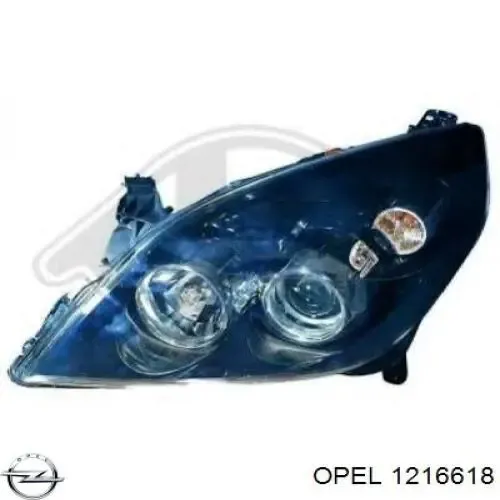 Фара ліва 1216618 Opel