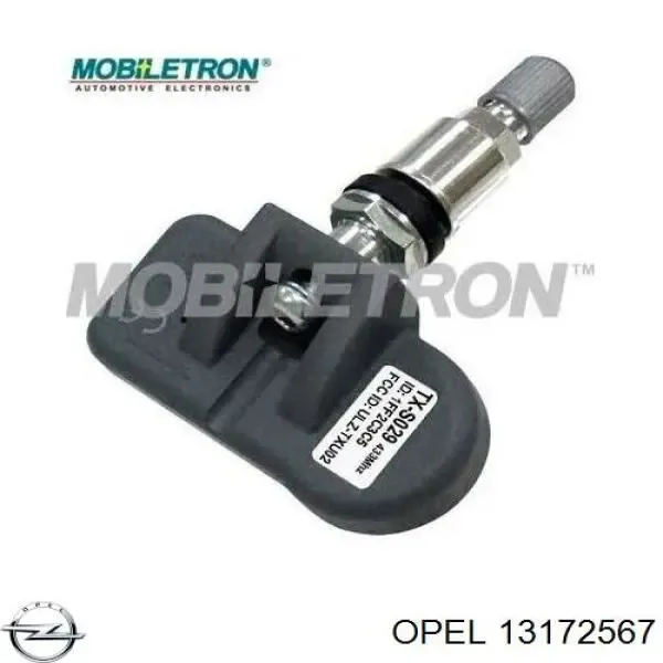 Датчик тиску в шинах 13172567 Opel