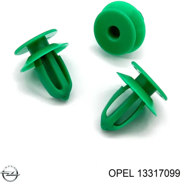 Пістон (кліп) кріплення обшивки дверей 13317099 Opel