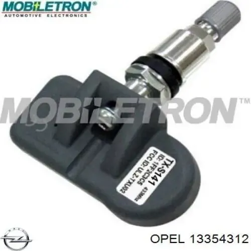 Датчик тиску в шинах 13354312 General Motors