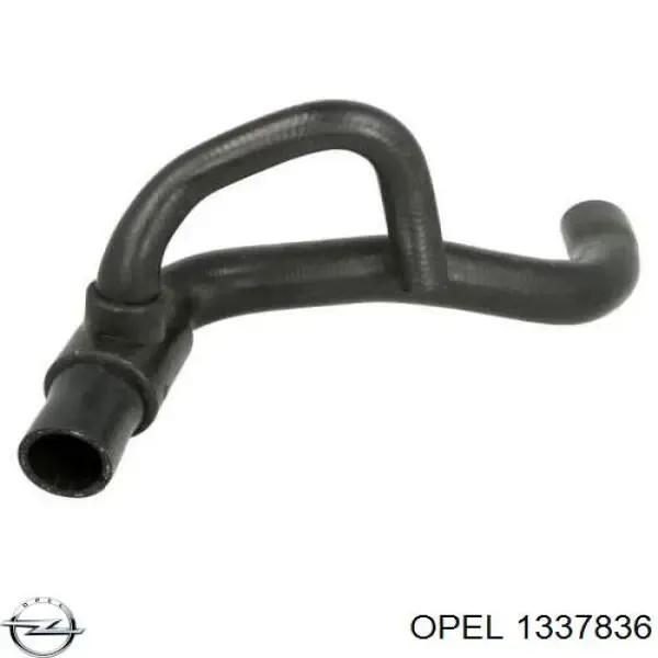 Шланг/патрубок радіатора охолодження, верхній 1337836 Opel