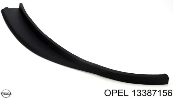 Спойлер переднього бампера, правий 13387156 Opel