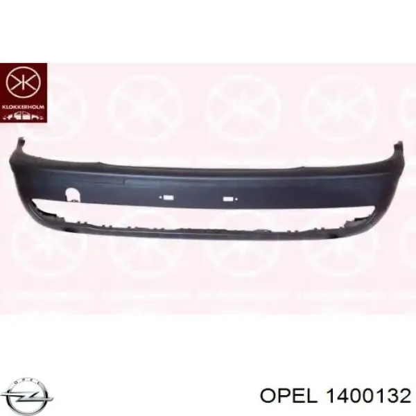 Передній бампер Opel Zafira 