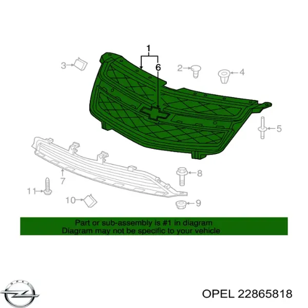  22865818 Opel