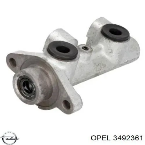 Головний гальмівний циліндр 3492361 Opel