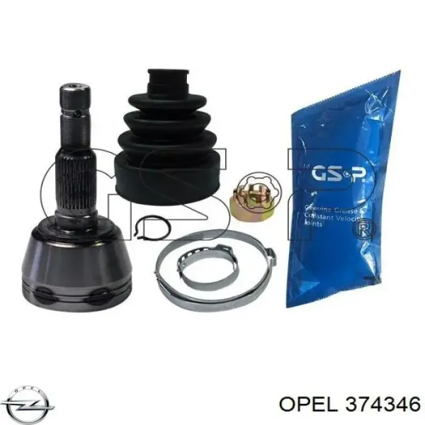 ШРУС зовнішній передній 374346 Opel
