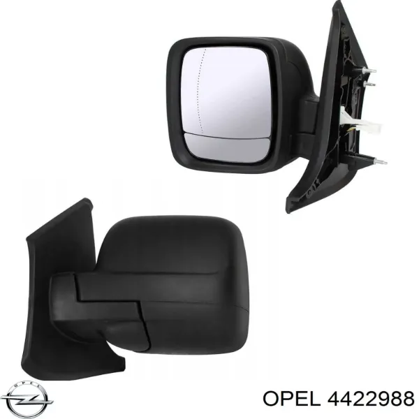 Дзеркало праве 4422988 Opel