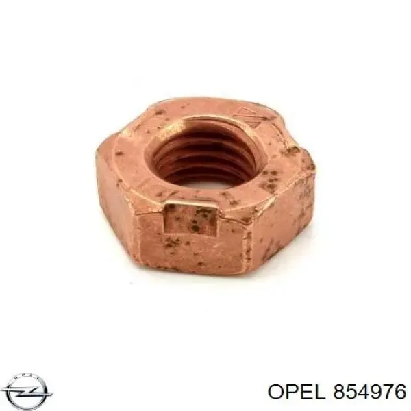 Гайка кріплення приймальної труби глушника (штанів) 854976 Opel