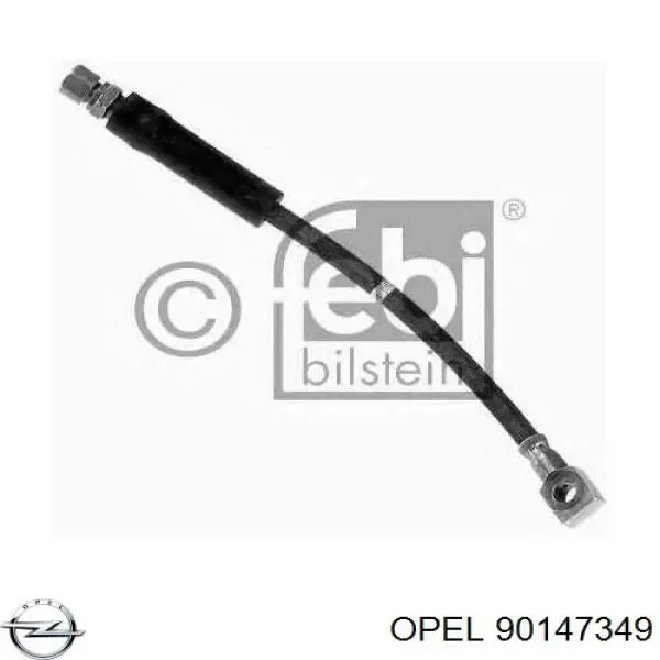Гальмівні шланги передні 90147349 Opel