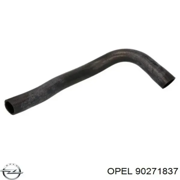 Шланг/патрубок радіатора охолодження, верхній 90271837 Opel