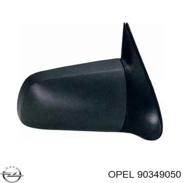 Накладка дзеркала заднього виду, ліва 90349050 Opel