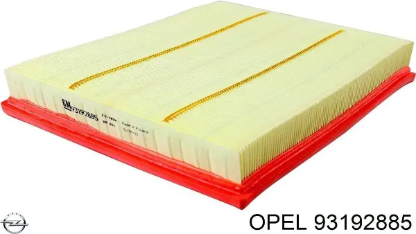 Повітряний фільтр 93192885 Opel