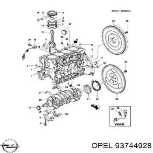  93744928 Opel
