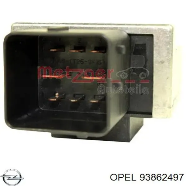Реле накалу Opel 93862497