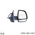 Дзеркальний елемент дзеркала заднього виду, правого OPEL 95511537