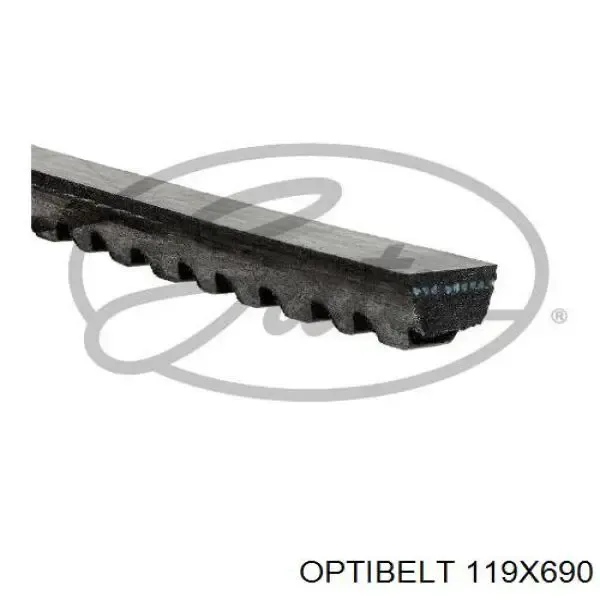 Ремінь генератора 119X690 Optibelt