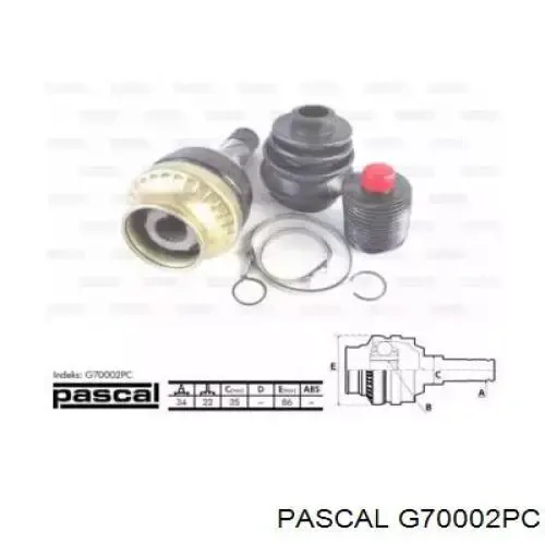 Граната внутрішня ліва G70002PC Pascal