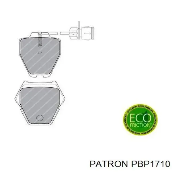 Передні тормозні колодки PRP1312 Protechnic