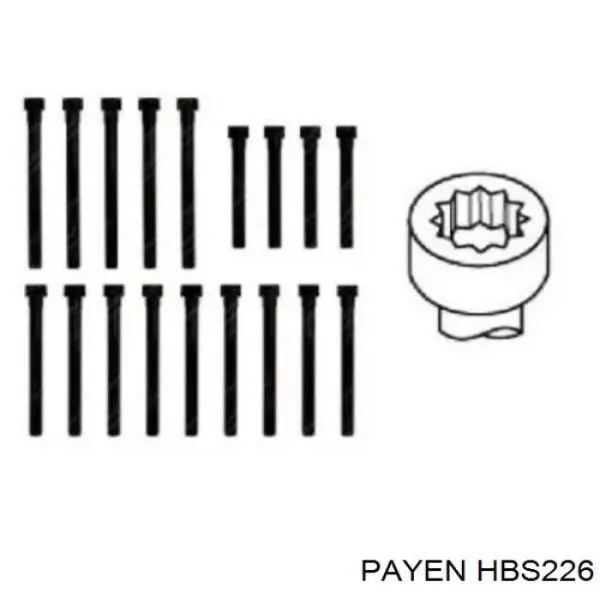 Болт ГБЦ HBS226 Payen