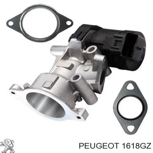 Клапан ЄГР 1618GZ Peugeot/Citroen