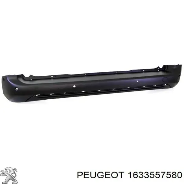 Задній бампер 1633557580 Peugeot/Citroen