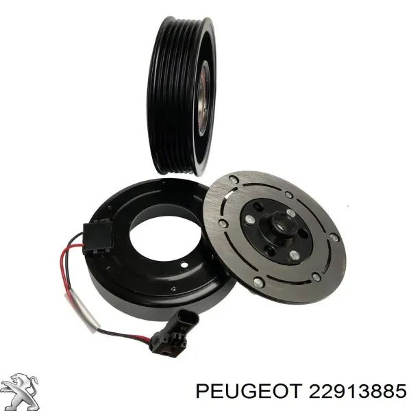 Компресор кондиціонера 22913885 Peugeot/Citroen
