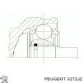 Ліва піввісь Peugeot 107 
