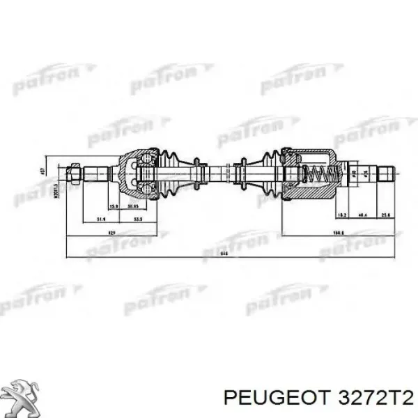 ШРУС зовнішній передній 3272T2 Peugeot/Citroen