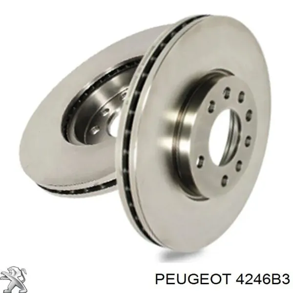 Гальмівні диски передні 4246B3 Peugeot/Citroen