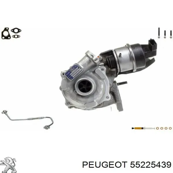 Турбіна 55225439 Peugeot/Citroen